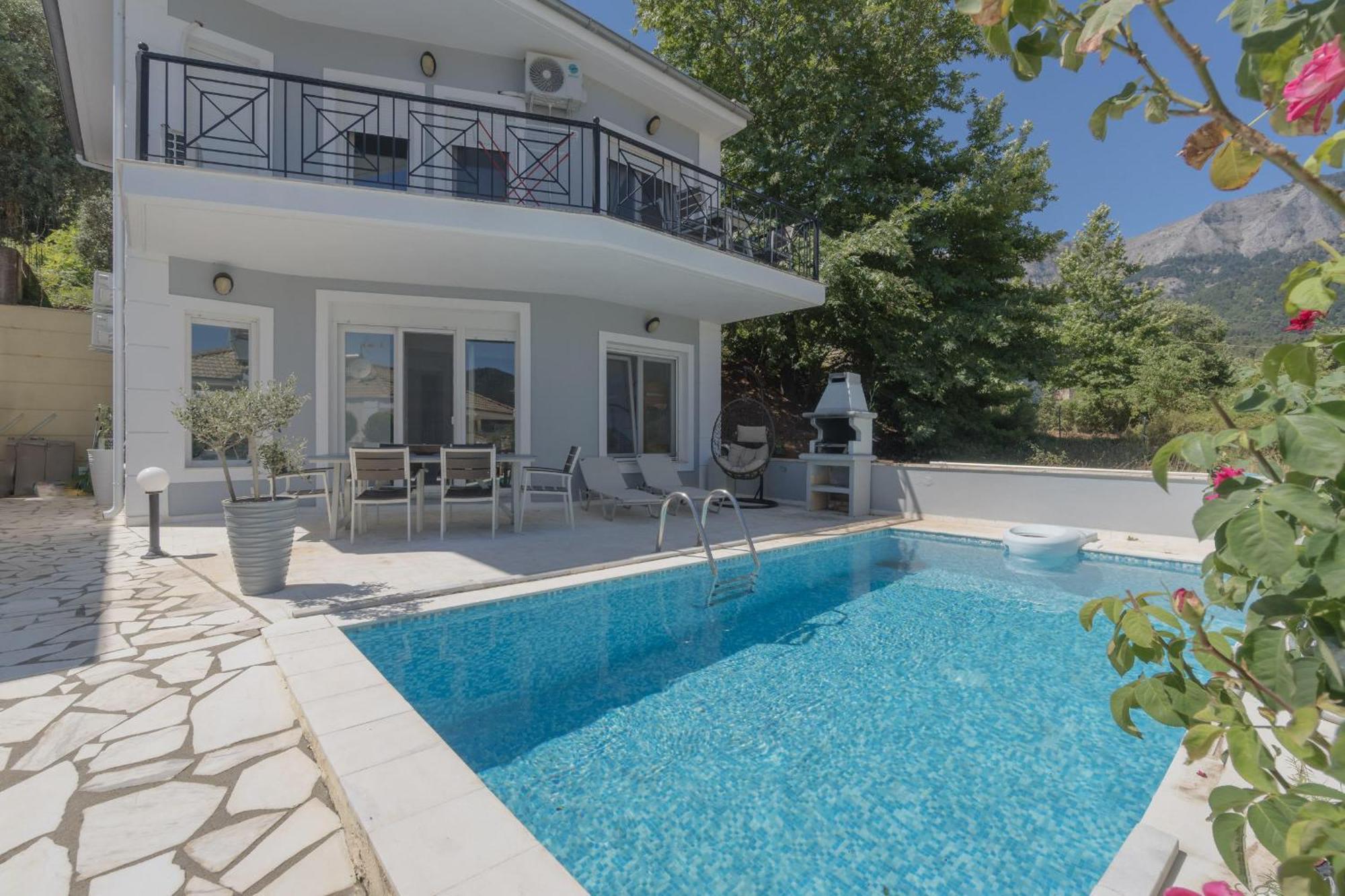 Diamanti Villa, Pool & Barbecue Skala Potamia  Ngoại thất bức ảnh